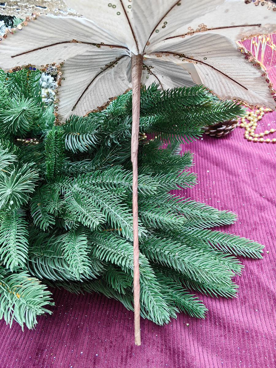 Цветок шампань d 30 см Flo-12-87champane фото 3 Цветок шампань d 30 см Flo-12-87champane фото 3