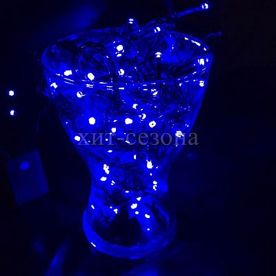 Светодиодная гирлянда нить 100 LED LED 9 м синий 2018515