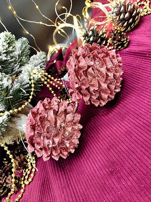 Набор шаров 10 см 2 шт розовый 9920389