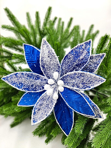 													Цветок синий d 30 см 99223002blue фото 2