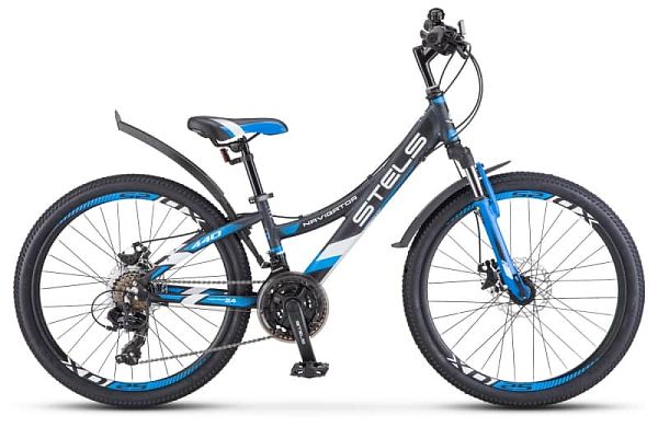 Велосипед горный STELS Navigator 440 V 24" 13" 21 ск. синий LU079917 