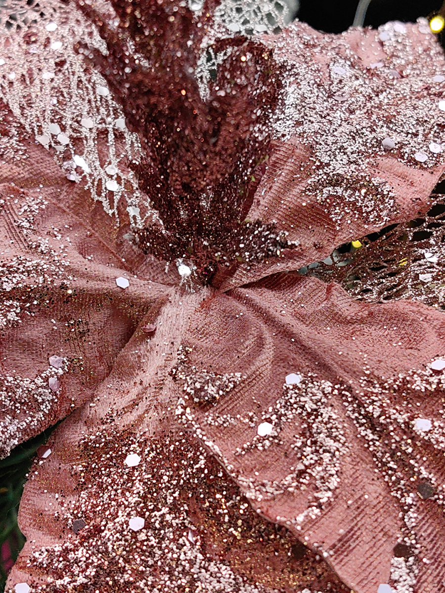 Цветок розовое золото d 30 см Р-7552 фото 2 Цветок розовое золото d 30 см Р-7552 фото 2