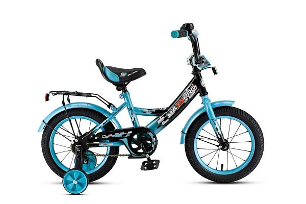 Велосипед детский MAXXPRO MAXXPRO-N20-1 14"  лазурно-черный MAXXPRO-14-4 (19) 
