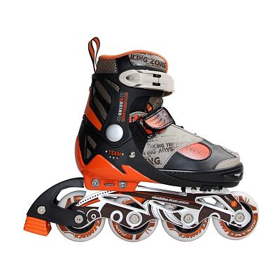 Роликовые коньки Action PW-132B-21, 39-42 Black - Orange, , 00003044