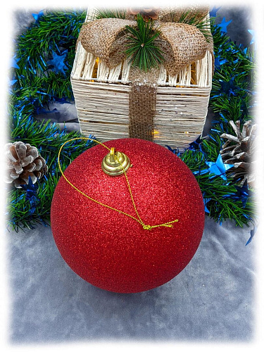 													Шар 15 см 1 шт красный 150GP01-01R