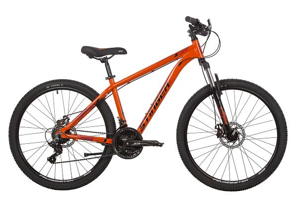 Велосипед горный Stinger ELEMENT STD 26" 16" 21 ск. оранжевый 26AHD.ELEMSTD.16OR2 2022