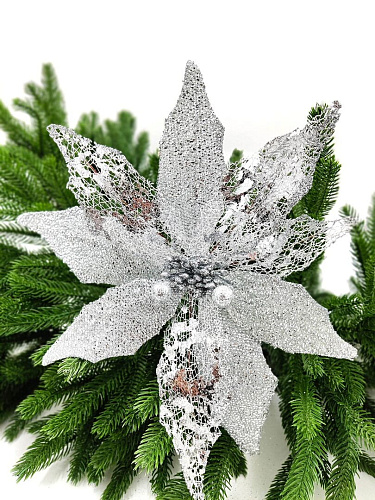 Цветок серебро d 33 см 99223201silver фото 4 Цветок серебро d 33 см 99223201silver фото 4