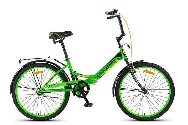 Велосипед городской складной MAXXPRO S240 24"  1 ск. зеленый Y116-H360009 