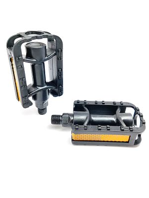 Педали для детских велосипедов Vinca sport VP 615, 78x55x25 мм, пластик с шипами, 9/16", втулка скол Педали для детских велосипедов Vinca sport VP 615, 78x55x25 мм, пластик с шипами, 9/16", втулка скол