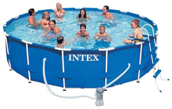Бассейн каркасный Intex Metal frame 457х107 см, арт. 56949