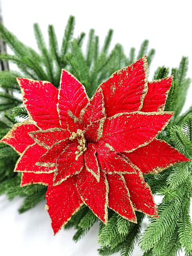 													Цветок красный d 31 см 99223102red фото 3