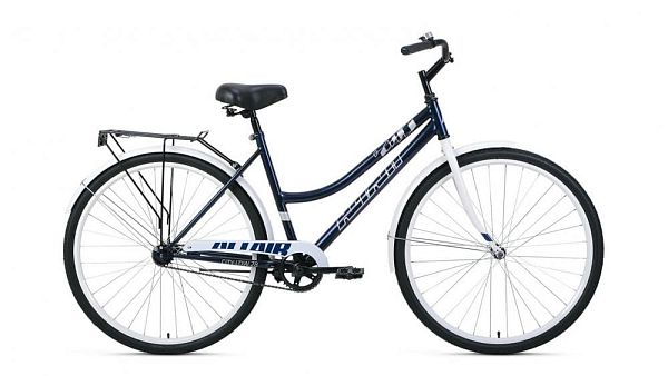 Велосипед городской дорожный ALTAIR City 28 low 28"/700c 19" 1 ск. темно-синий/белый RBKT1YN81007 20