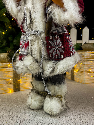													Дед Мороз  45 см красно-серый 3620RedGray фото 4