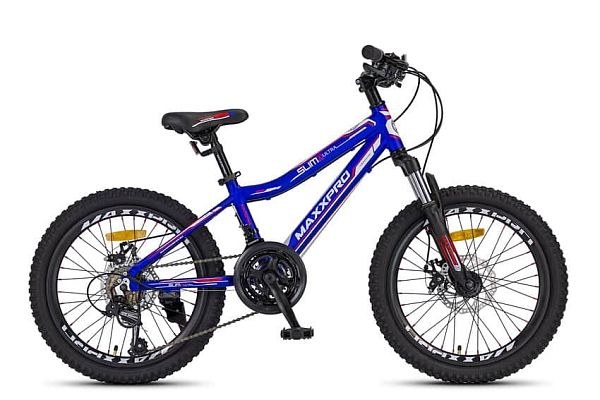 Велосипед горный MAXXPRO Slim Ultra 20" 11" 21 ск. сине-красно-белый Y104-H36121-1 