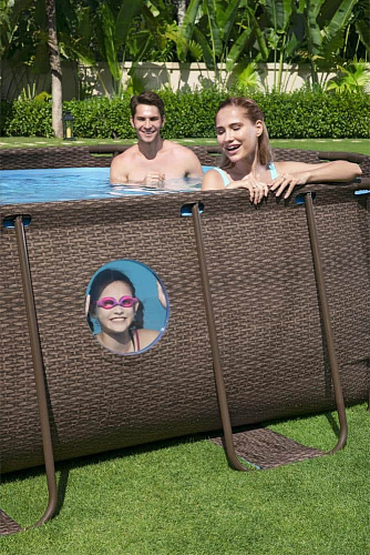 Бассейн каркасный Ротанг 488х305х107 см, арт. 56946 фото 4 Бассейн каркасный Ротанг 488х305х107 см, арт. 56946 фото 4