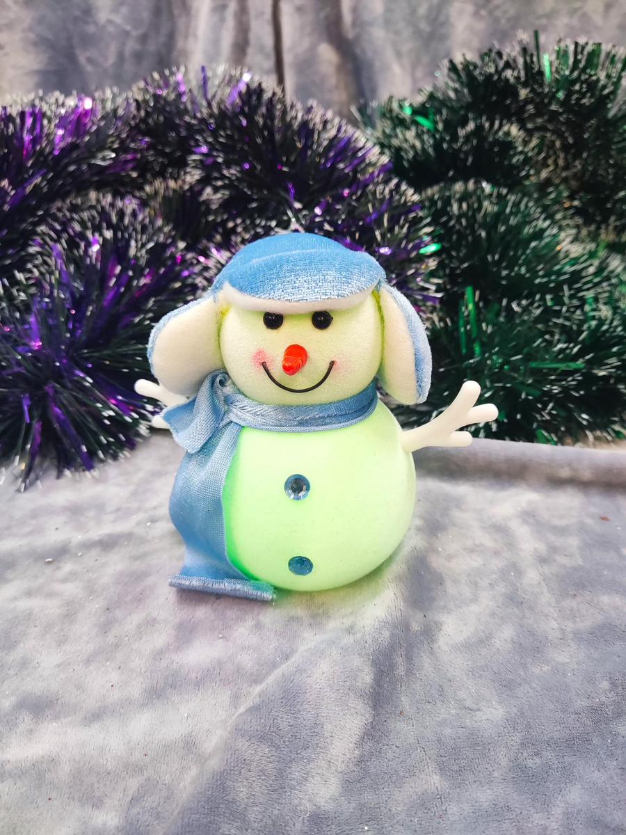 Снеговик 12 см голубой 27010P-S5LBlue фото 4 Снеговик 12 см голубой 27010P-S5LBlue фото 4