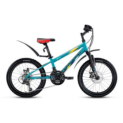 Велосипед горный FORWARD Unit 3.0 disk 20" 10,5" 18 ск. бирюзовый матовый FORWARD Unit 3.0 disk 10,5