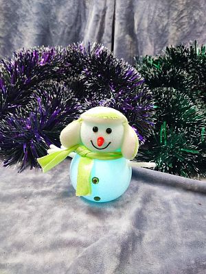 Снеговик 12 см зеленый 27010P-S5Green Снеговик 12 см зеленый 27010P-S5Green