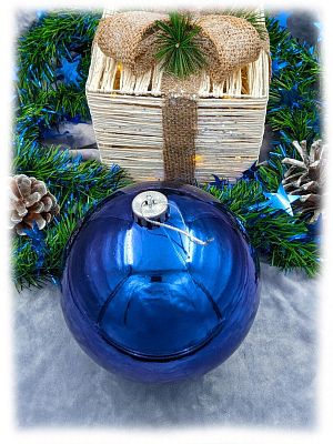 Шар 15 см 1 шт синий 150SP01-01B/150SV01-01B5