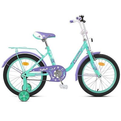 Велосипед детский MAXXPRO SOFIA 12"  1 ск. Бирюзово-сиреневый SOFIA-12-3 (19) 