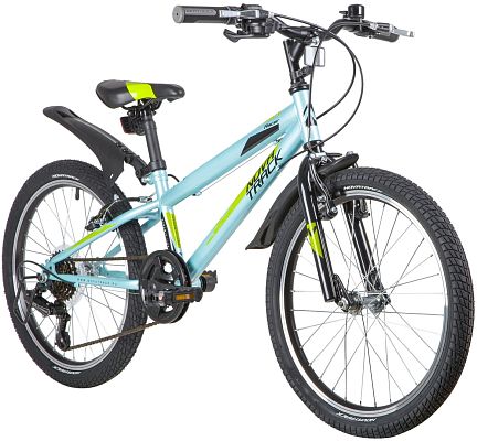 Велосипед горный Novatrack RACER 20"  6 ск. голубой 20SH6V.RACER.BL20 
