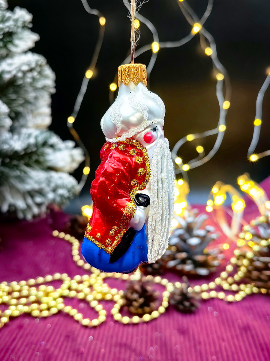 Елочная игрушка Старик Хоттабыч 9 см, стекло // Старик Хоттабыч фото 2 Елочная игрушка Старик Хоттабыч 9 см, стекло // Старик Хоттабыч фото 2