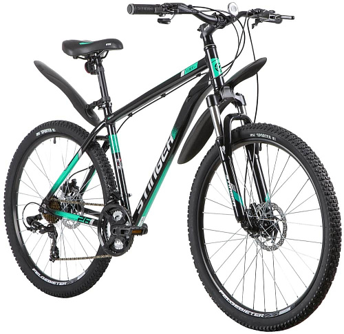 													Велосипед горный Stinger ELEMENT PRO 26" 18"  ск. зеленый 26AHD.ELEMPRO.18GN0 2020 фото 2