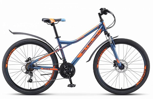 Велосипед горный STELS Navigator 510 D 26" 16" 18 ск. темно-синий LU083603 