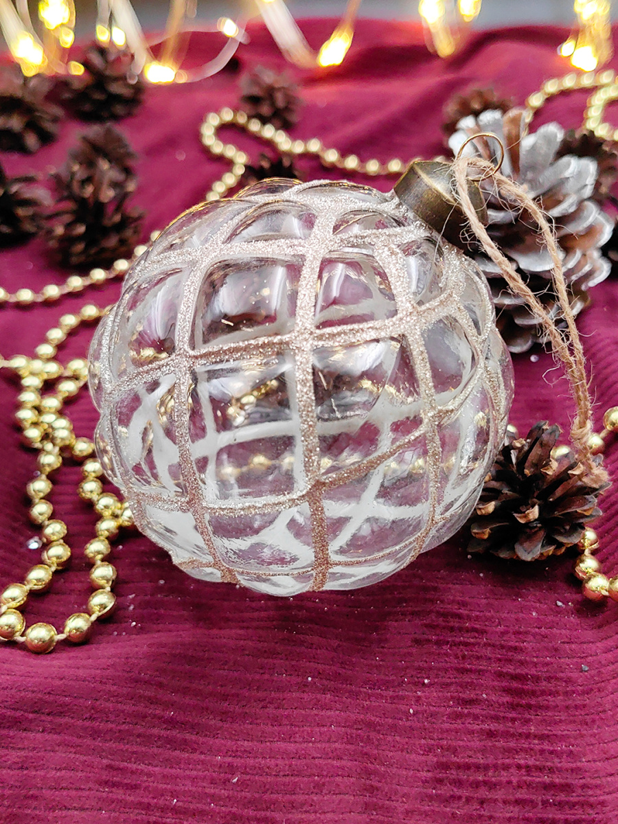 Шар прозрачный 10 см, стекло Merry Green MG24101 фото 3 Шар прозрачный 10 см, стекло Merry Green MG24101 фото 3