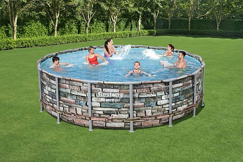 													Бассейн каркасный Камень 488х122 см, арт. 56966 фото 2