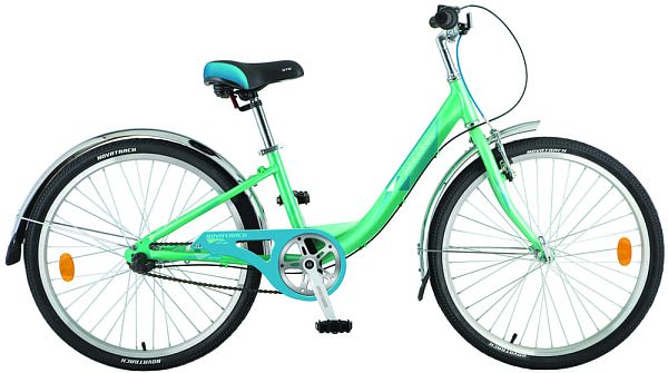 Велосипед горный Novatrack ANCONA 24" 12" 3 ск. зеленый 24AH3V.ANCONA.12GN8 