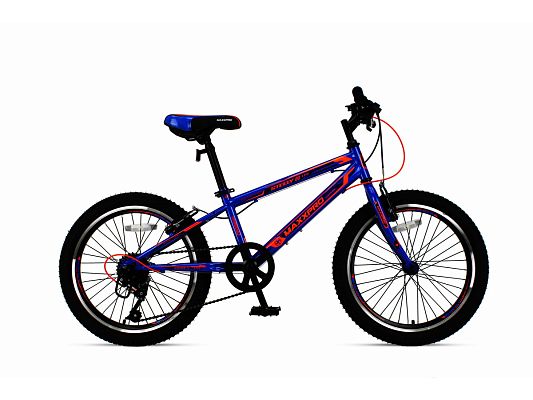 Велосипед горный MAXXPRO STEELY 20 LITE 20" 11,5" 6 ск. сине-оранжевый N2000-4 2021