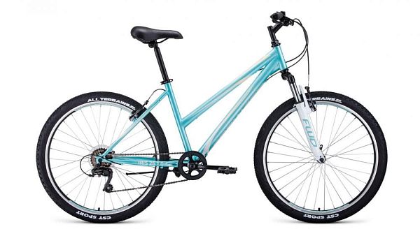 Велосипед горный FORWARD IRIS 26 1.0 26" 17" мятный RBKW1M166006 2021