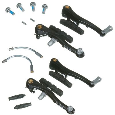 Набор тормозов STG 621ADX-BK, длина 103 мм., колодки 60 мм., алюминий, резина  Х90060 Набор тормозов STG 621ADX-BK, длина 103 мм., колодки 60 мм., алюминий, резина  Х90060