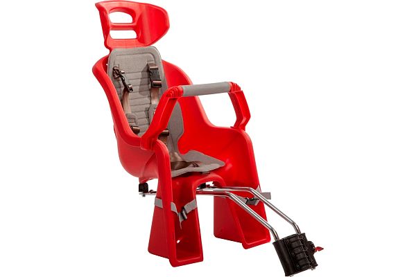 Велокресло заднее на подседельную трубу Sunnywheel красно-бежевый SW-BC-137 Х69809