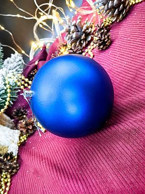 Шар 12 см 1 шт синий 120MP01-01B