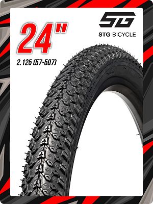 Велопокрышка Bike Parts 24"x2.125 (57-507) PM-1013  черный Х126609