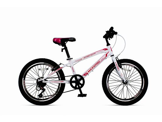 Велосипед горный MAXXPRO STEELY 20 LITE 20" 11,5" 6 ск. бело-сиреневый N2000-5 2021