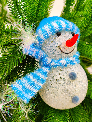 Снеговик 12 см голубой 27010Blue фото 7 Снеговик 12 см голубой 27010Blue фото 7