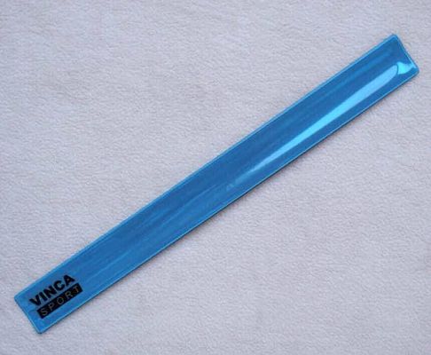 Светоотражающий браслет 30*330мм синий   Vinca sport RA 101-4
