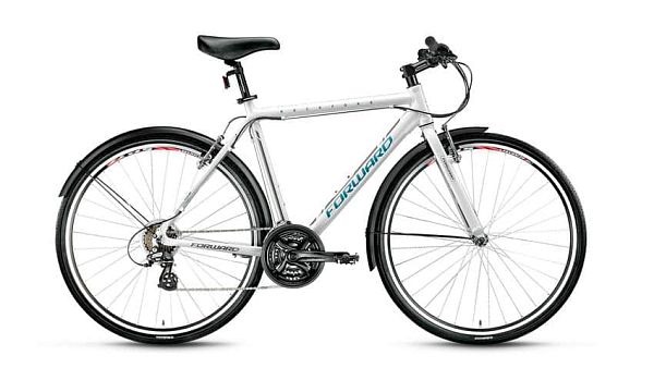 Велосипед городской FORWARD Rockford 1.0 28"/700c  21 ск. белый глянцевый FORWARD Rockford 1.0  белы