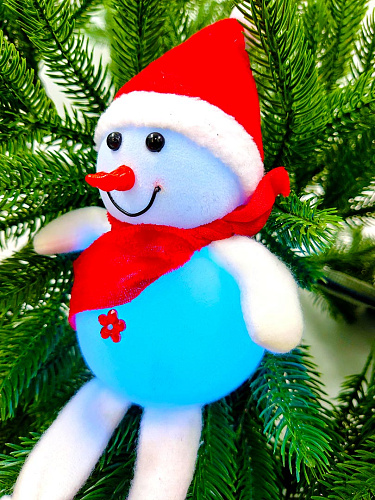 Снеговик 14 см красный 27010-1R фото 4 Снеговик 14 см красный 27010-1R фото 4