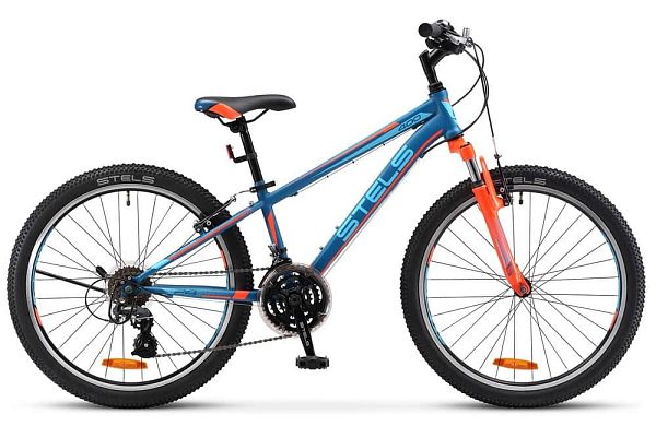 Велосипед горный STELS Navigator 400 V 24" 14" 21 ск. синий LU074853 