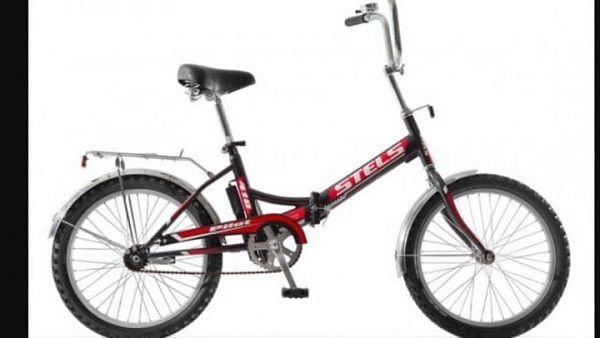 Велосипед городской складной  STELS PILOT 410 20" 13,5" красно-черный LU077071 