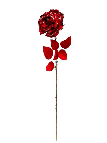 													Цветок красный d  см 2016018R фото 3