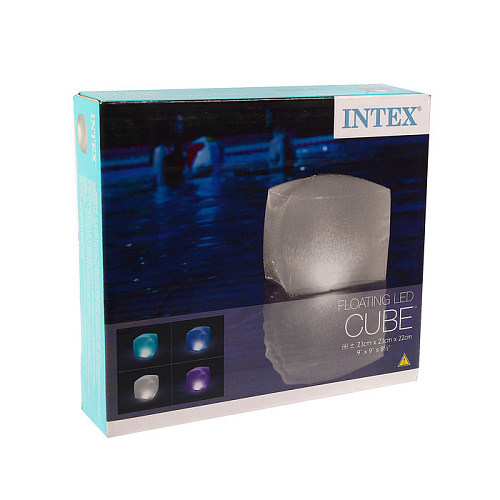Плавающая подсветка Куб 23х23х22см 28694 Плавающая подсветка Куб 23х23х22см 28694