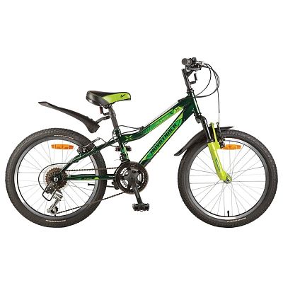 Велосипед горный Novatrack FLYER 20"  12 ск. зеленый 20SH12V.FLYER.GN7 