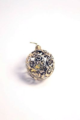 Набор шаров 7 см 1 шт золотой 9920446