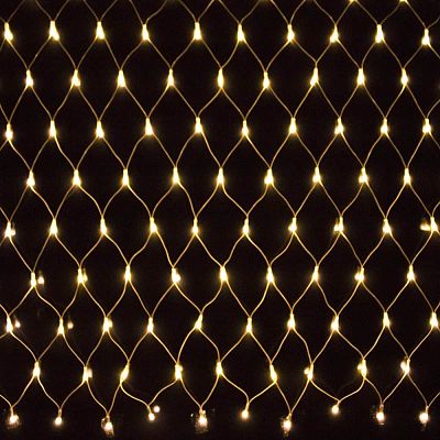 Светодиодная гирлянда сетка 120 LED LED 1,5х1,5 м Белый теплый 20178002