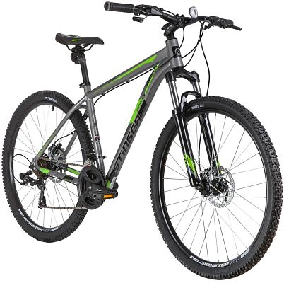 Велосипед горный Stinger Graphite Evo 27.5" 18" 21 ск. серый 27AHD.GRAPHEVO.18GR0 2020